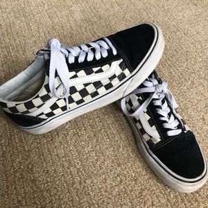 Checkered vans